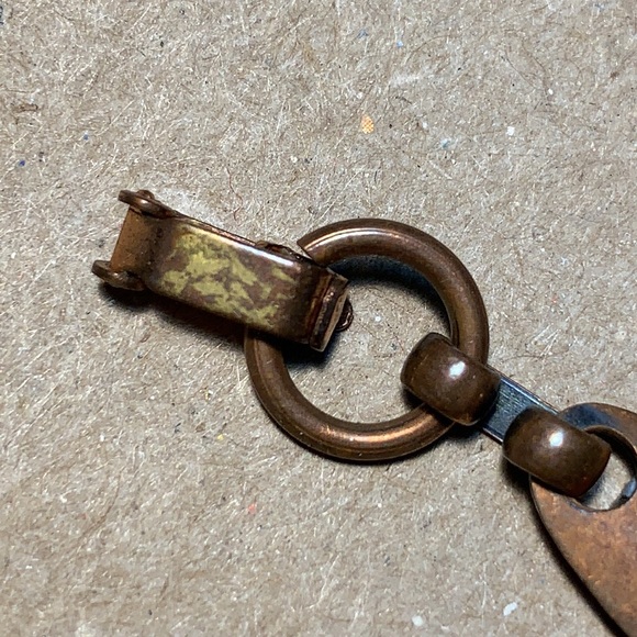 Vintage copper and brass bracelet - Picture 5 of 10